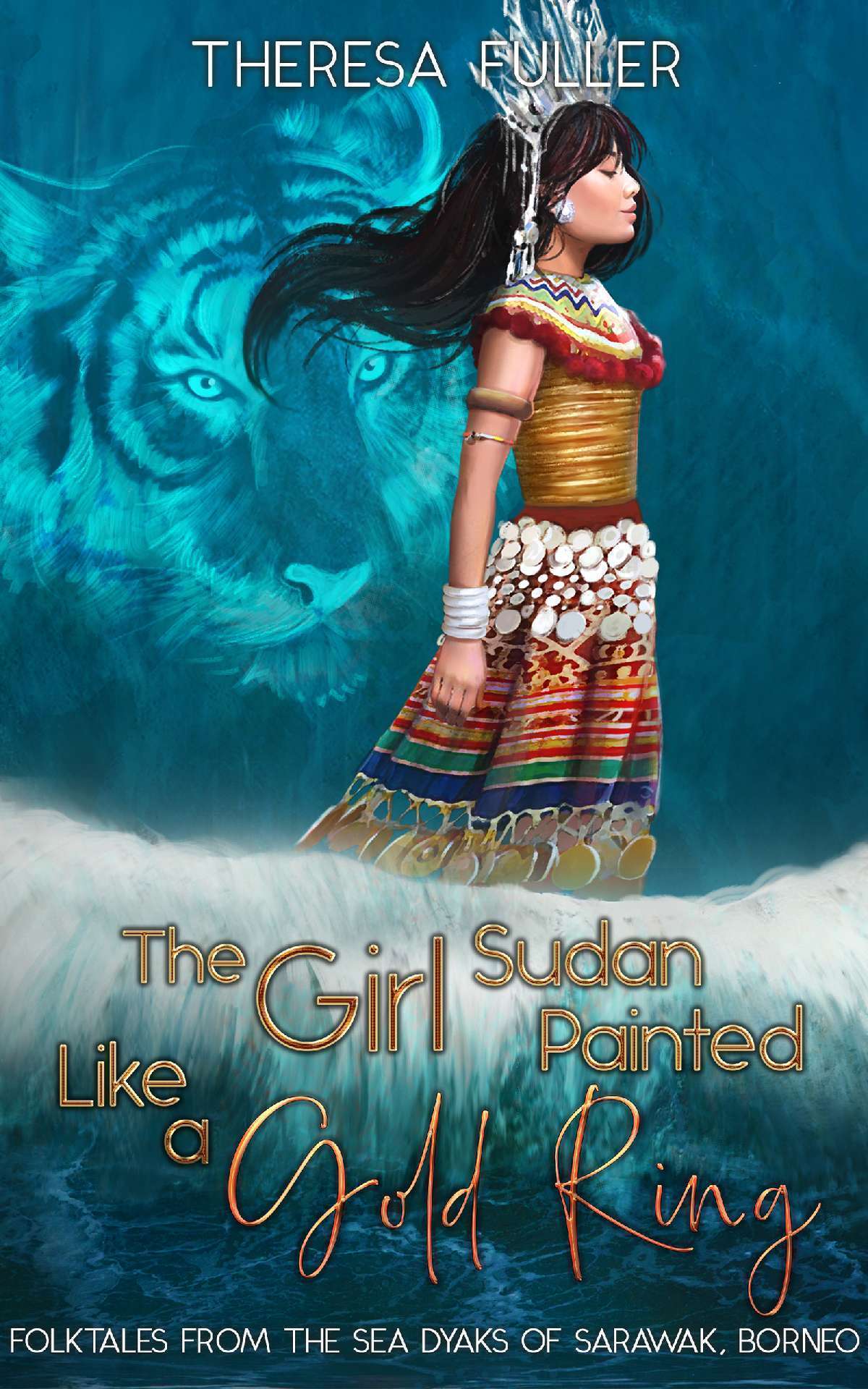 The Girl Sudan Painted like a Gold Ring - Lands Below the Winds Series