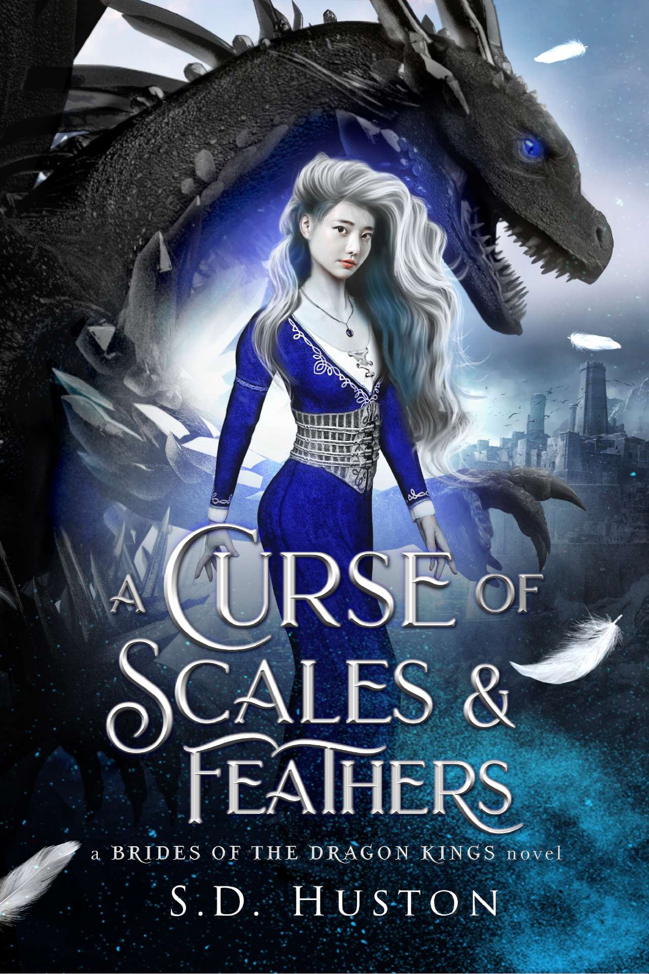 A Curse of Scales & Feathers: An Enemies to Lovers Fantasy Romance - Brides of the Dragon Kings