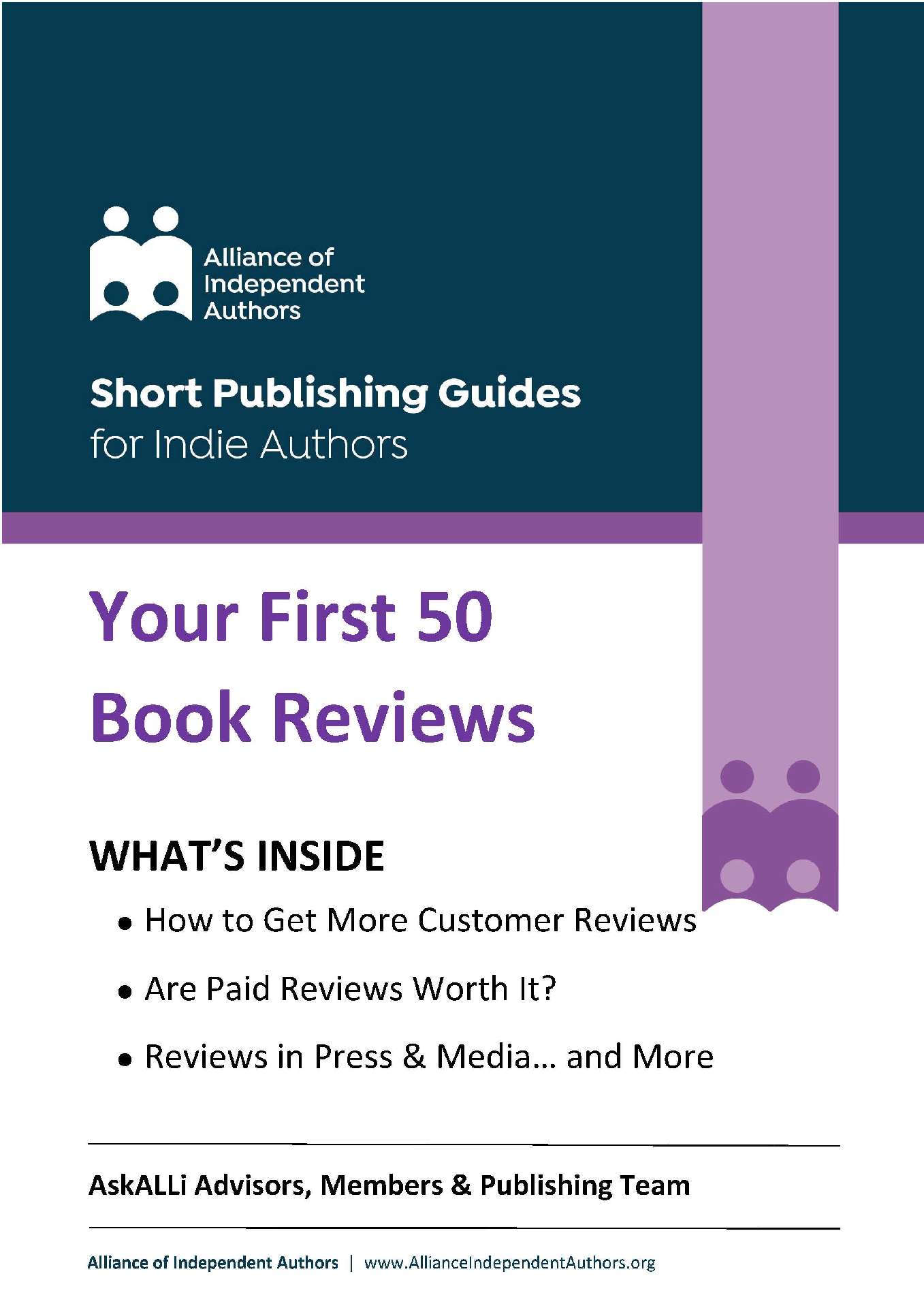 Your First 50 Book Reviews - Short Publishing Guides for Indie Authors