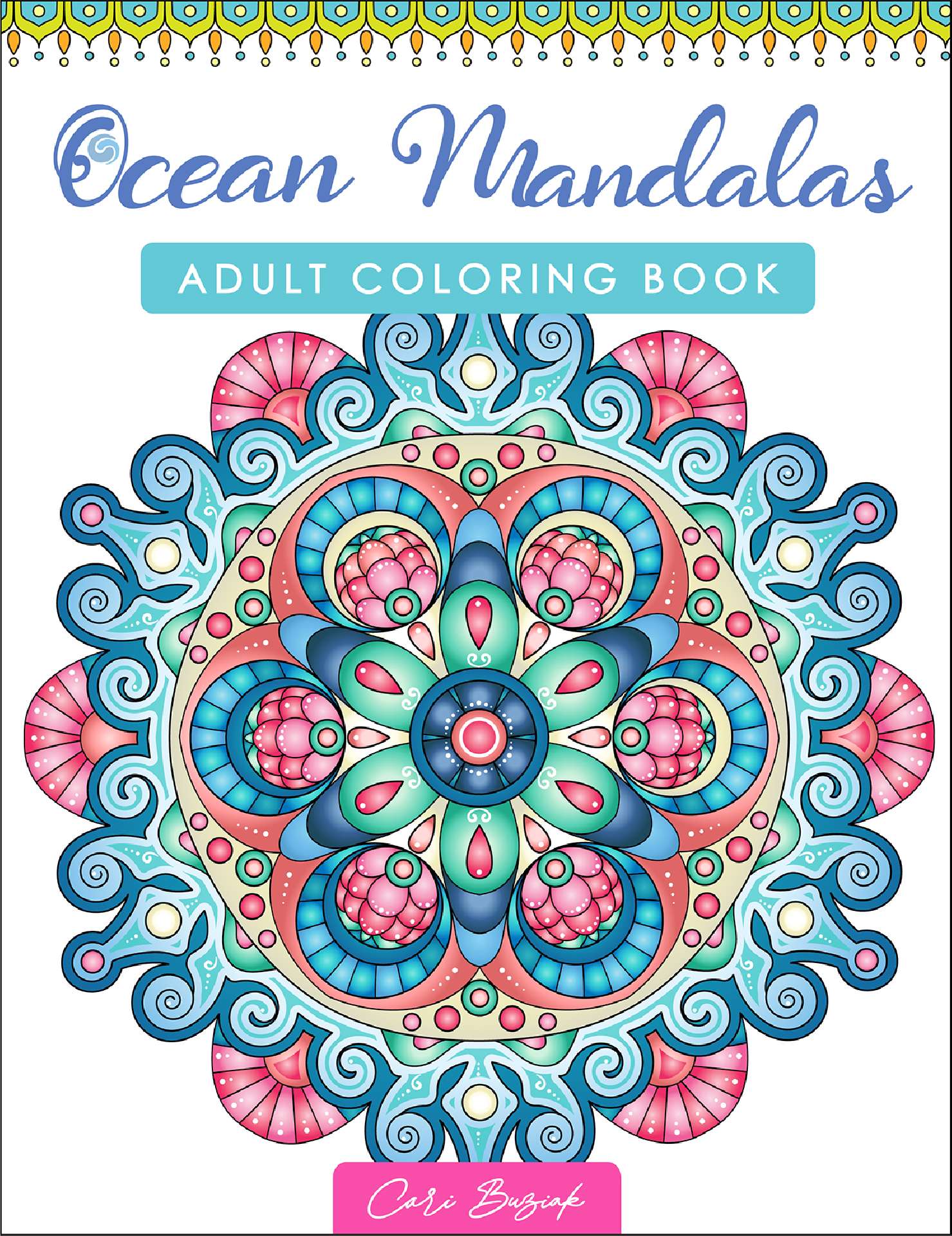 Ocean Mandalas adult coloring book - AonCelticArt coloring books