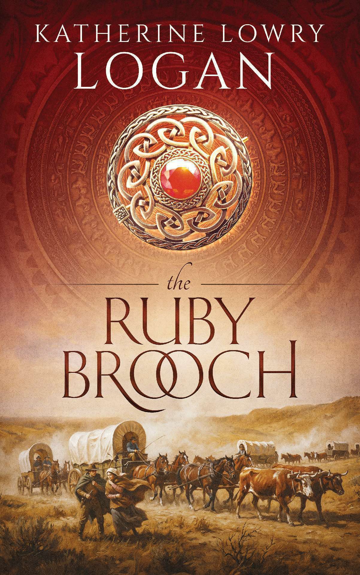 The Ruby Brooch - Celtic Brooch 1