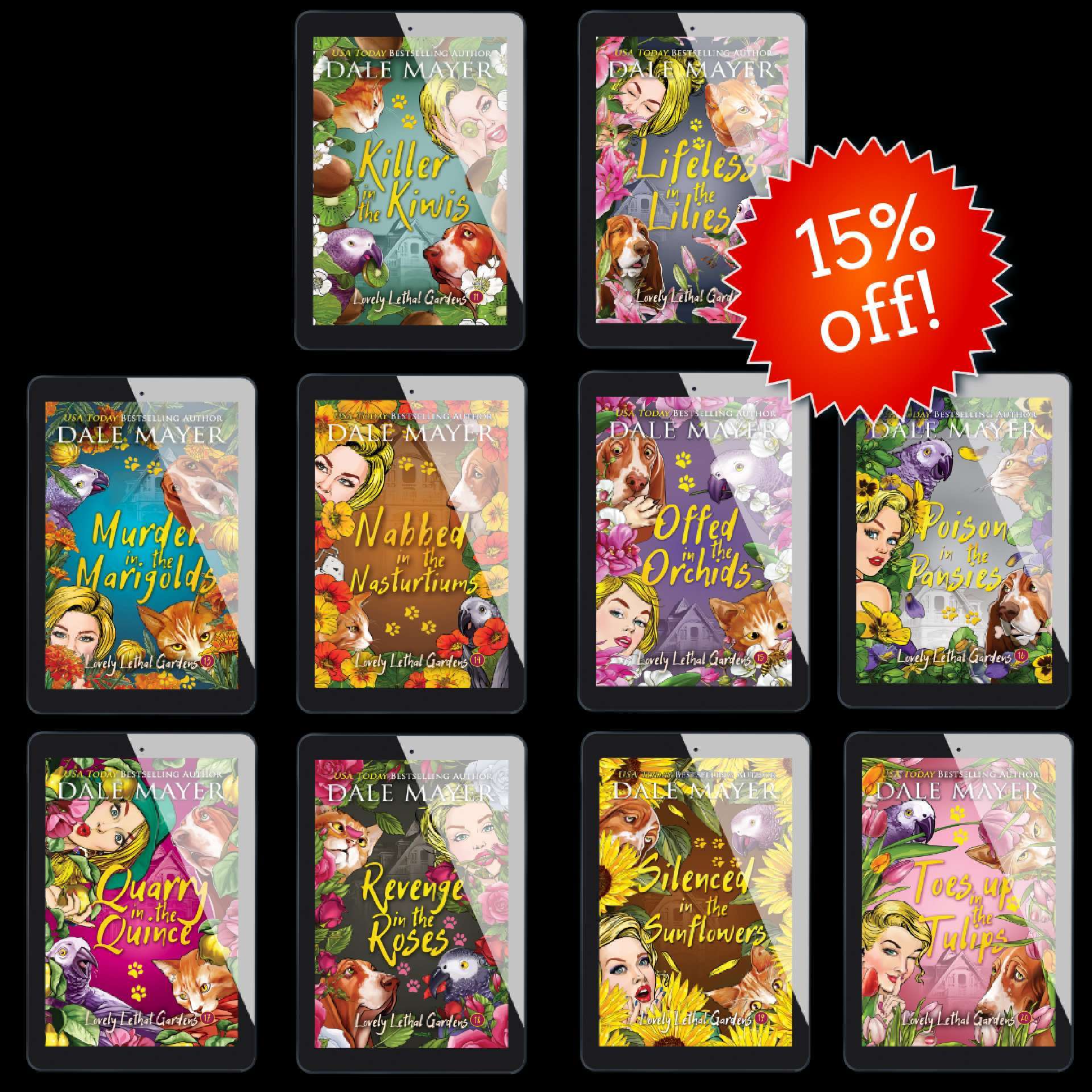 Lovely Lethal Gardens: Books 11-20 - Lovely Lethal Gardens
