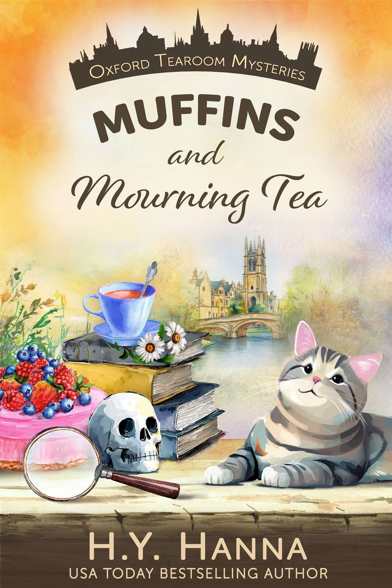 Muffins and Mourning Tea (A traditional British whodunit and culinary cozy mystery) - Oxford Tearoom Mysteries 5