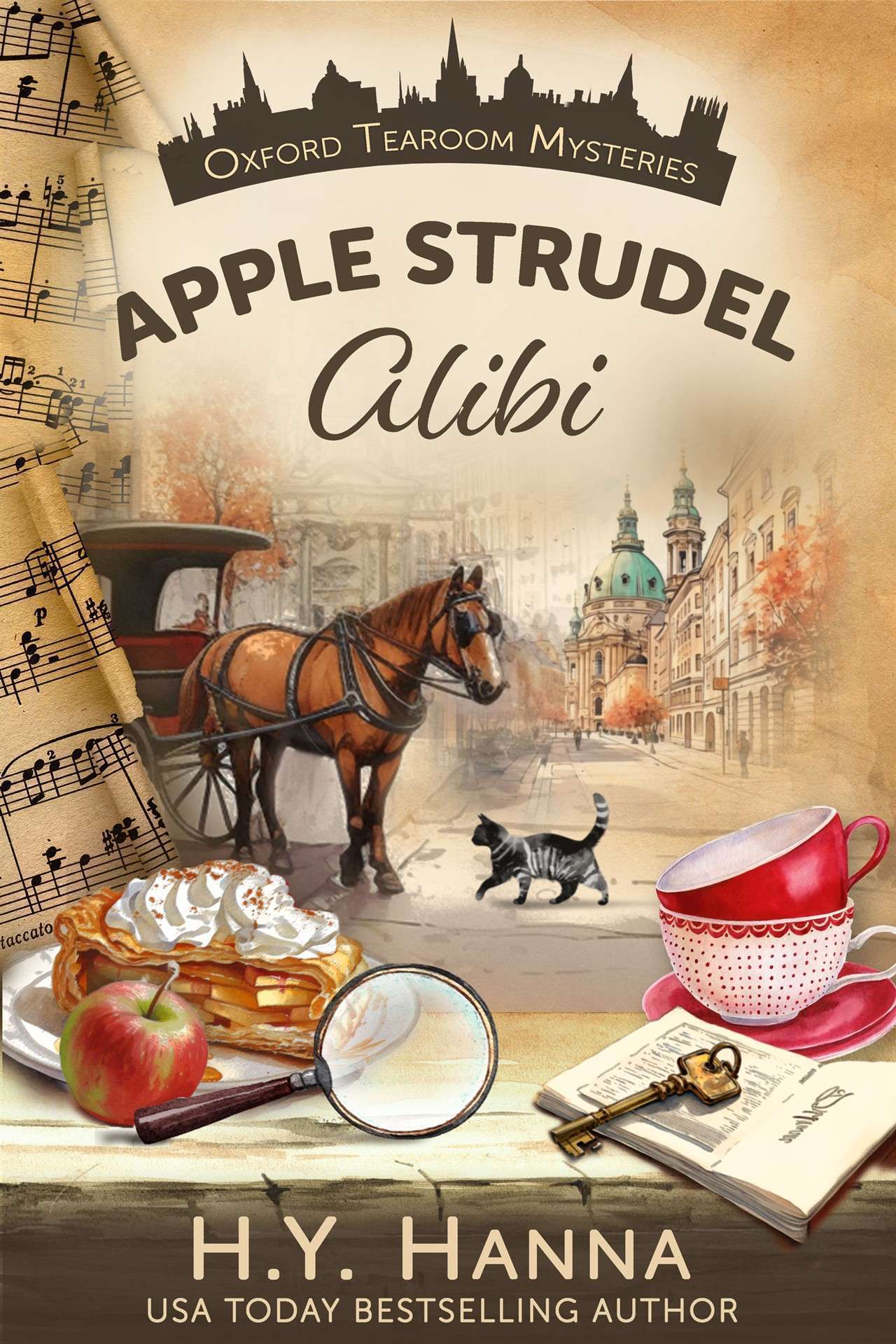 Apple Strudel Alibi (A traditional British whodunit and culinary cozy mystery) - Oxford Tearoom Mysteries 8