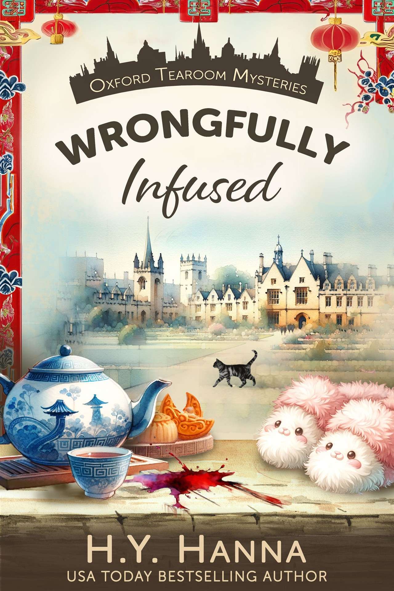 Wrongfully Infused (A traditional British whodunit and culinary cozy mystery) - Oxford Tearoom Mysteries 11