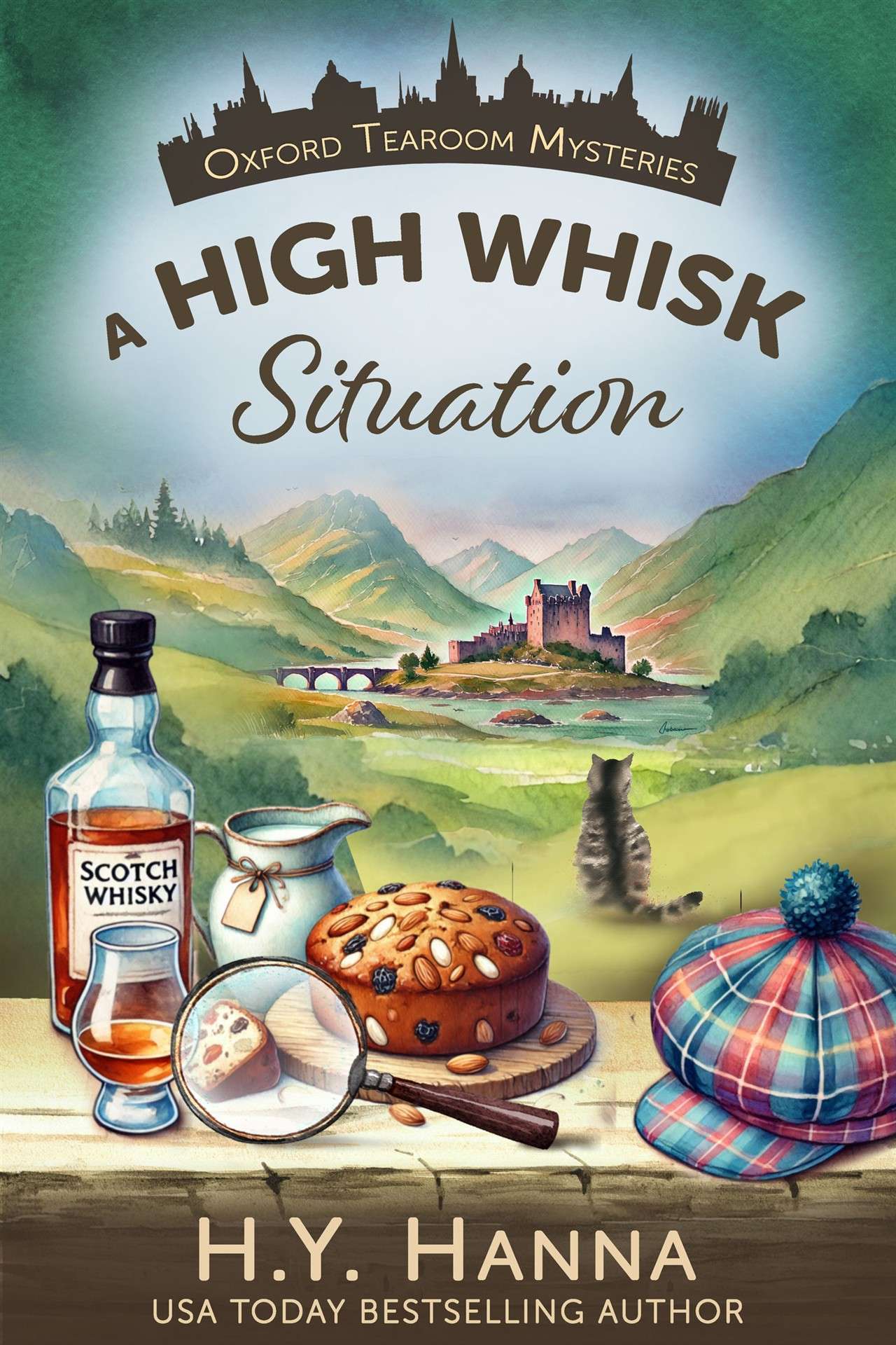 A High Whisk Situation (A traditional British whodunit and culinary cozy mystery) - Oxford Tearoom Mysteries 12