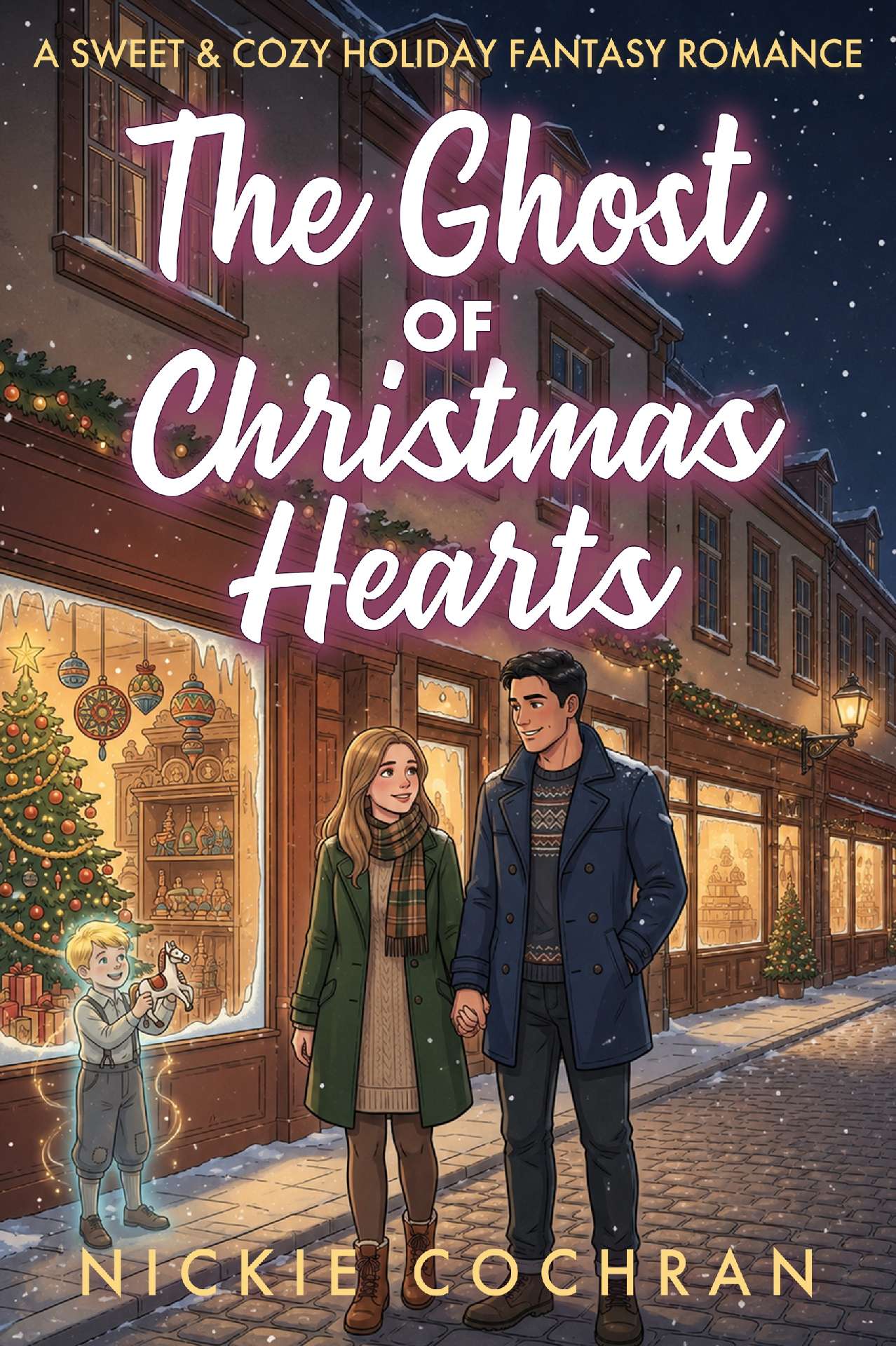 The Ghost of Christmas Hearts - A Sweet & Cozy Holiday Fantasy Romance - Spirits in Waiting 3