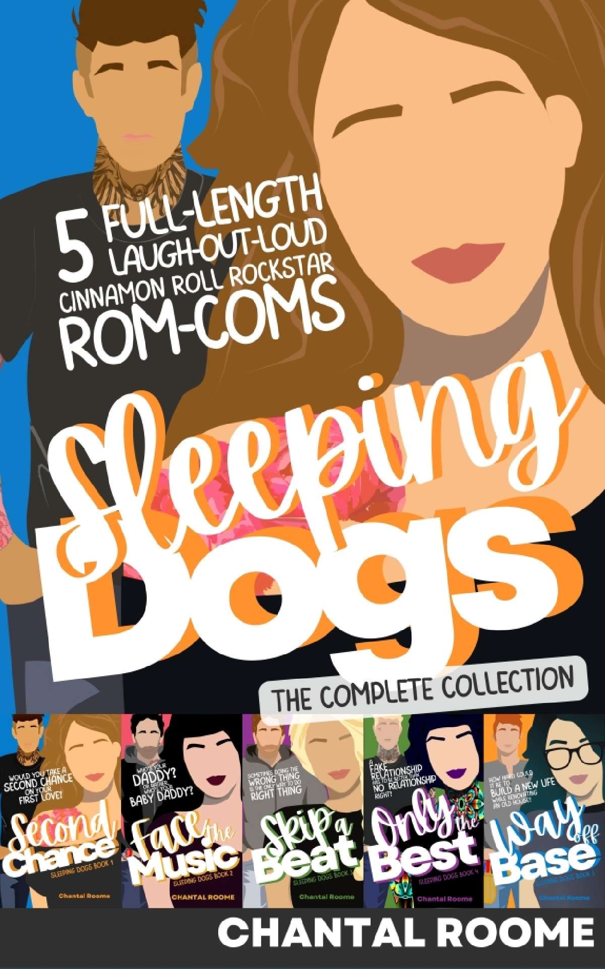 Sleeping Dogs Box Set: Five Full-Length, Laugh-Out-Loud, Cinnamon Roll Rockstar Rom-Coms