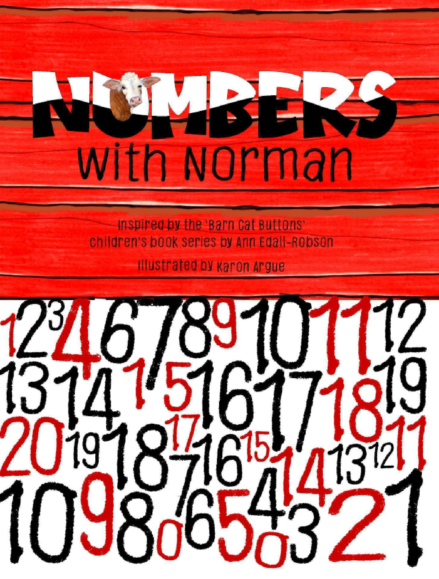 Numbers With Norman - Barn Cat Buttons Series Numbers With Norman - Barn Cat Buttons Series